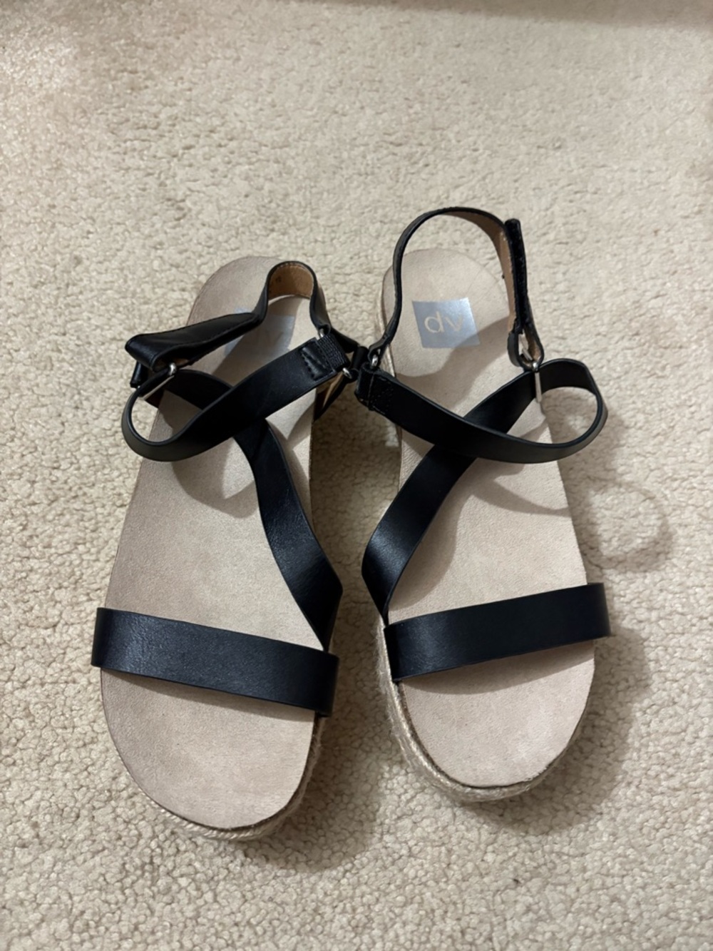 Womens Black Platform Sandals - Dolce Vita